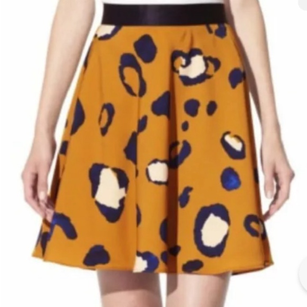 3.1 Phillip Lim for Target Leopard Print skater Skirt in Orange Col Size 14